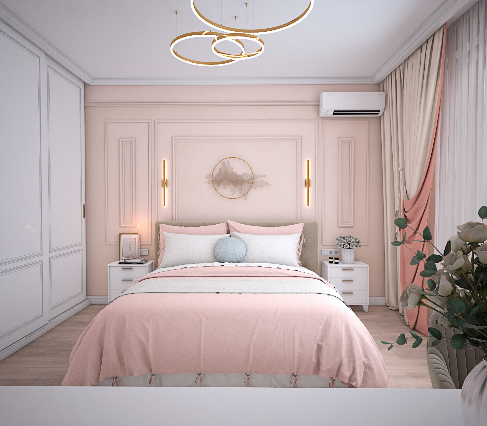Персиковая спальня