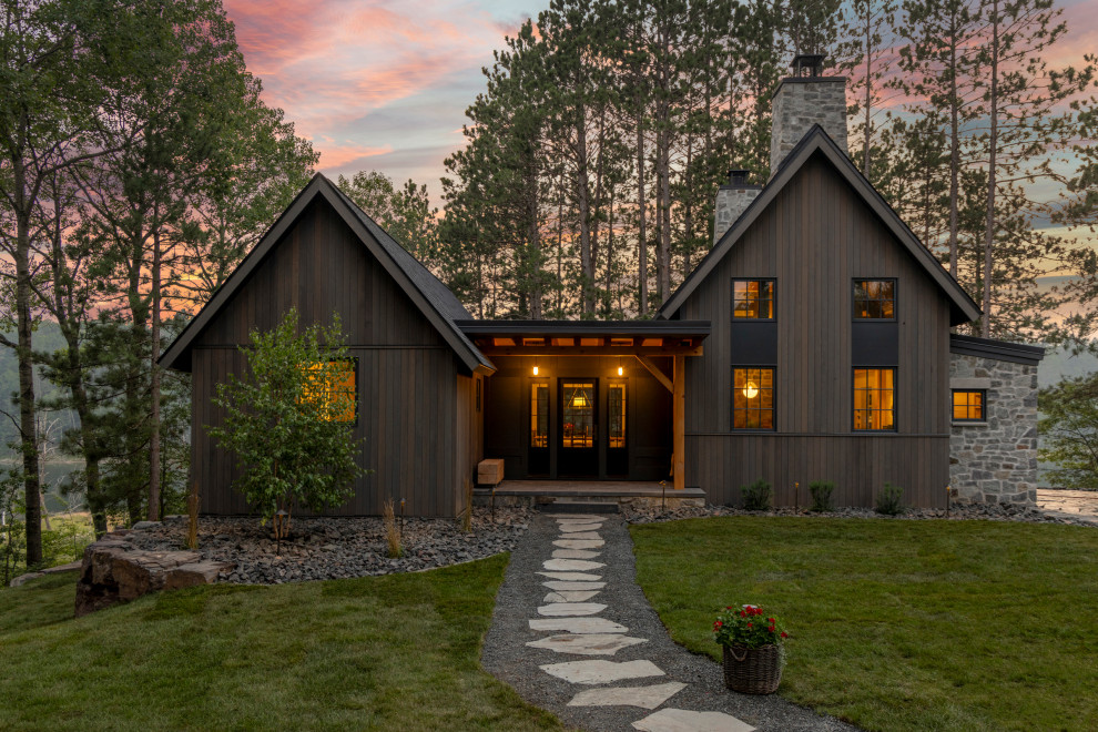 Mountain style exterior home photo in Minneapolis