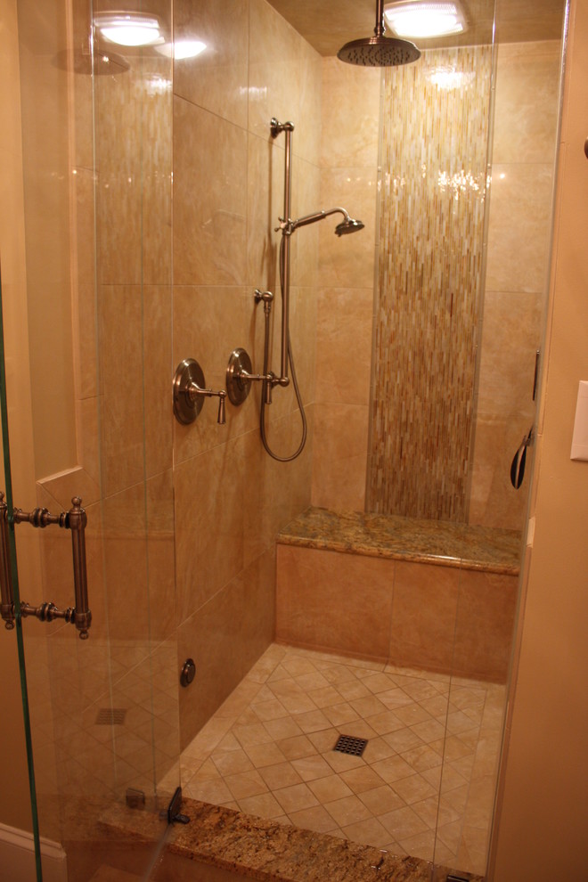 This is an example of a traditional bathroom in Charlotte.