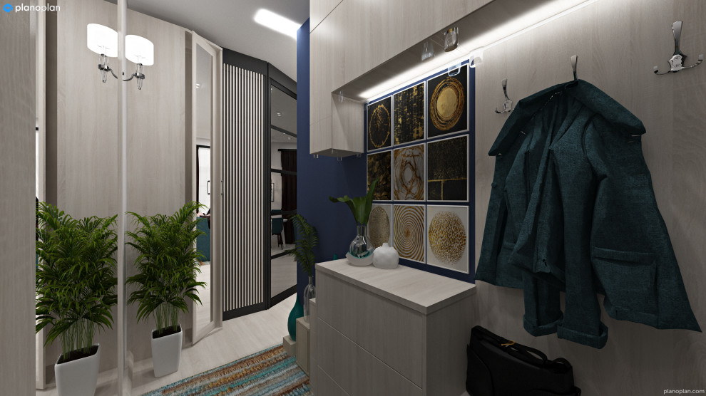 Современная квартира для молодой супружеской пары