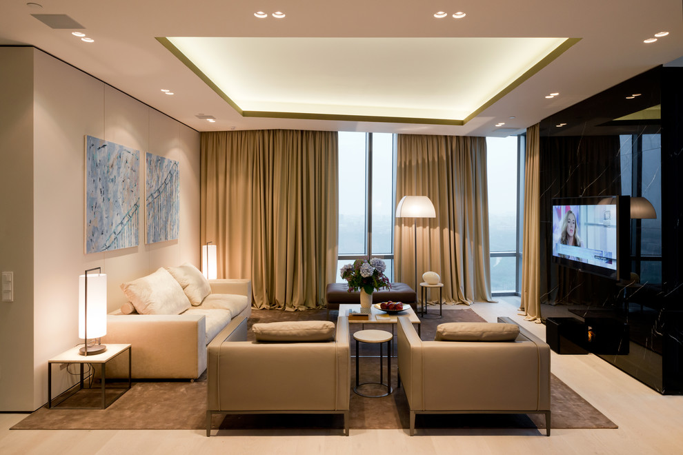 Интерьер апартаментов на 47 этаже