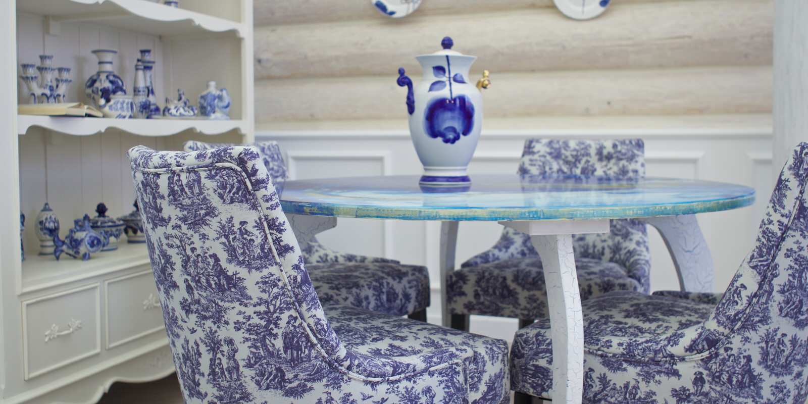 Гостиная Гжель