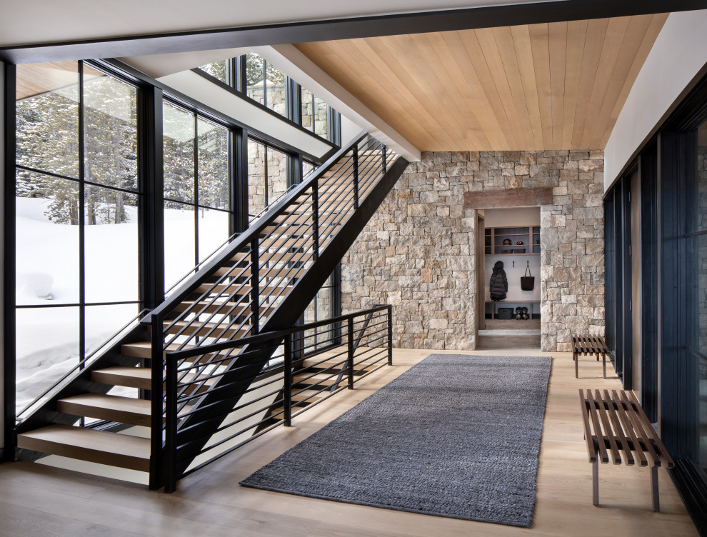 Inspiration for a contemporary home design remodel in Other