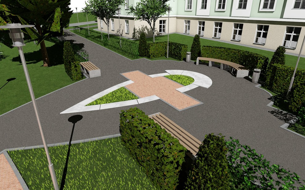 Эскизный проект благоустройства сквера у НТИ НИЯУ МИФИ Новоуральск.