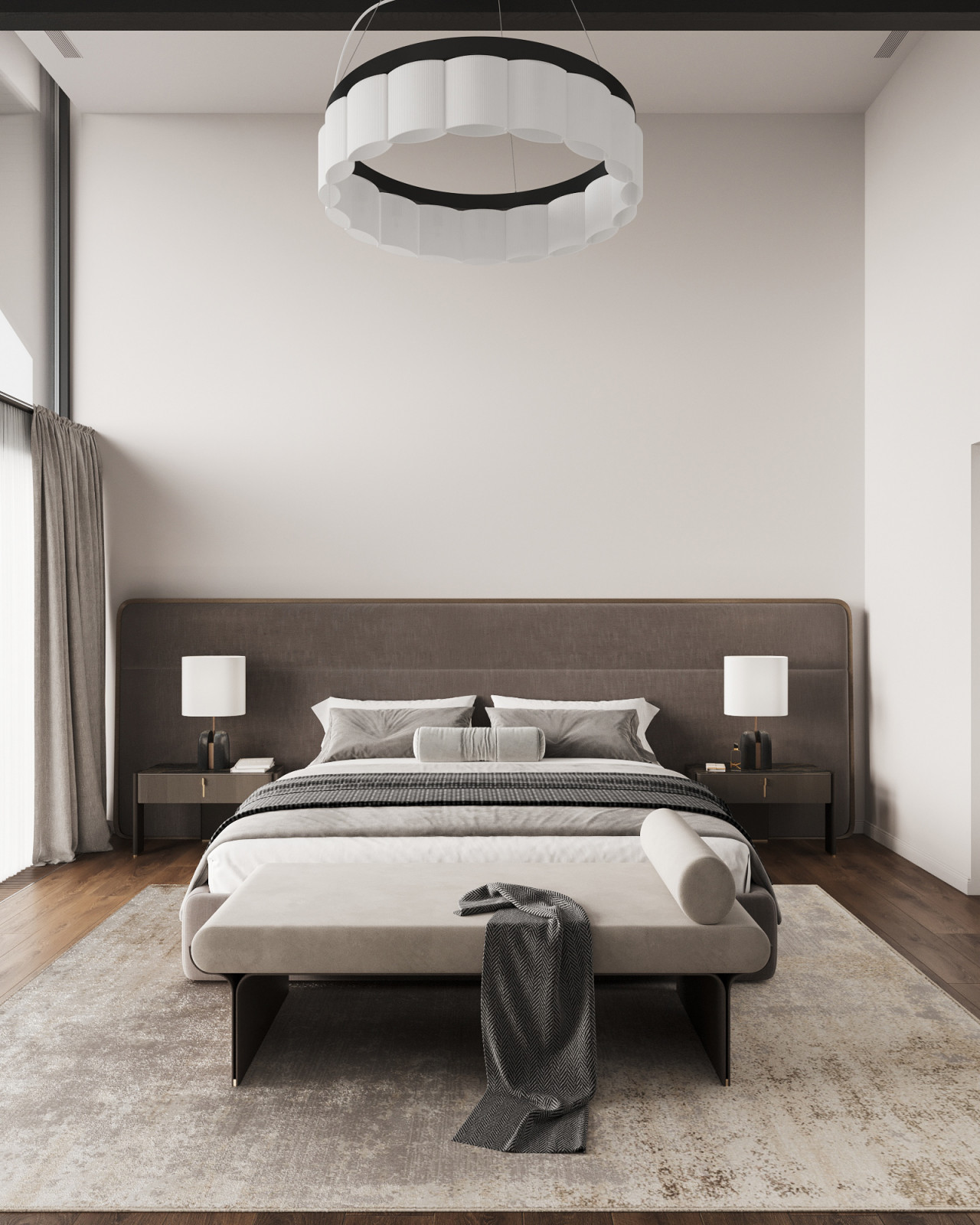 Дом 268м2. Спальня