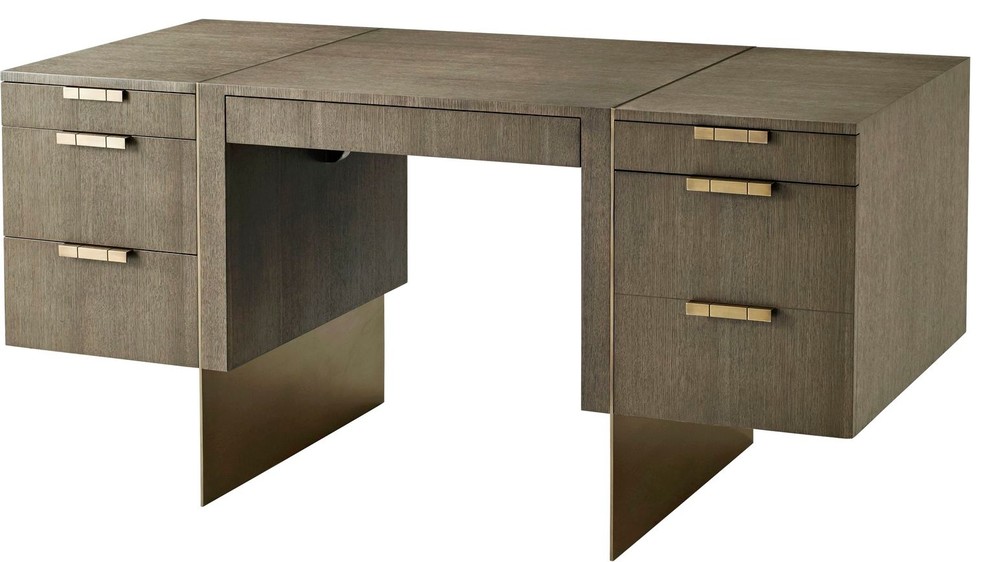 Theodore Alexander Bloc Desk Contemporary Desks And Hutches by