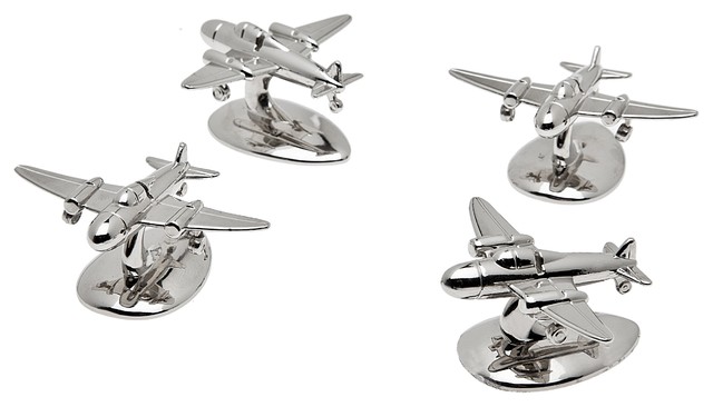 Airplane Placecard Holder, Set of 4