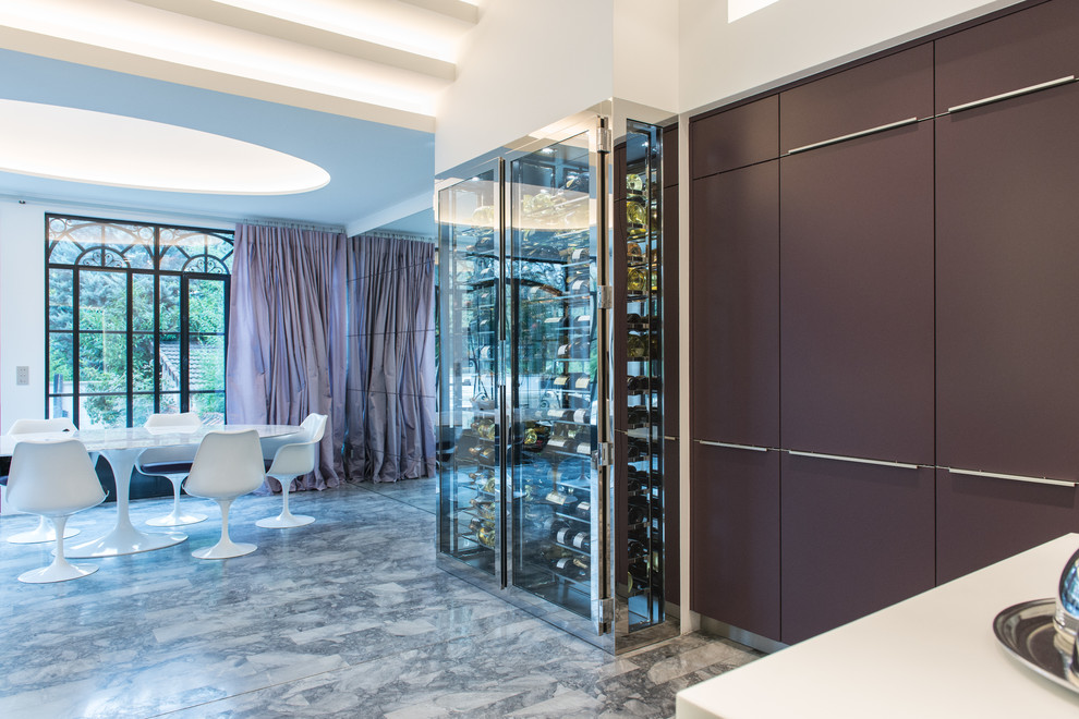 Réalisation d'une salle à manger design.