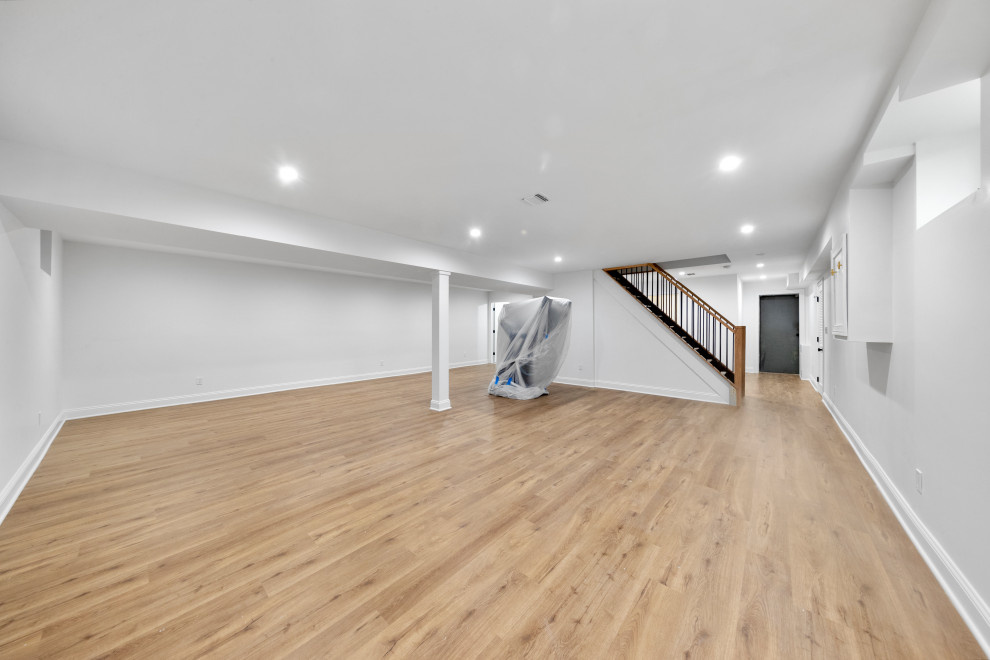 Finished Basement with Open Rec Space