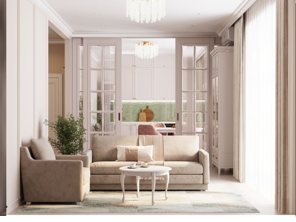 Гостиная в современной классике