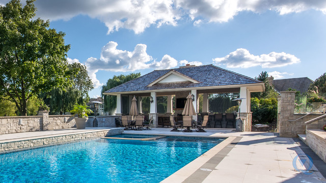 South Barrington, IL contemporary-swimming-pool