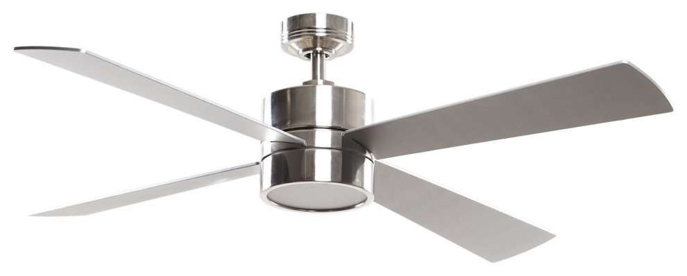 4 Blades Brushed Chrome Ceiling fan 