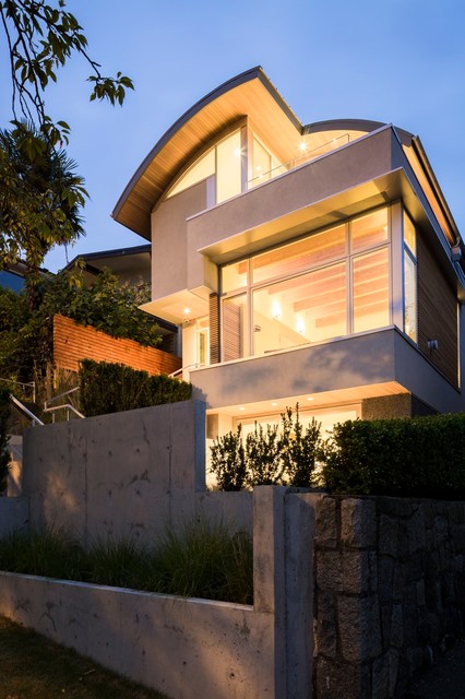Heather Street contemporary-fasad