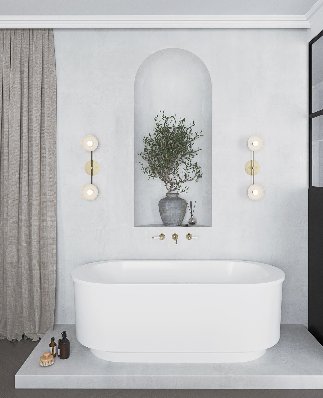 Дизайн квартиры под сдачу на Красной Поляне 50 кв.м.