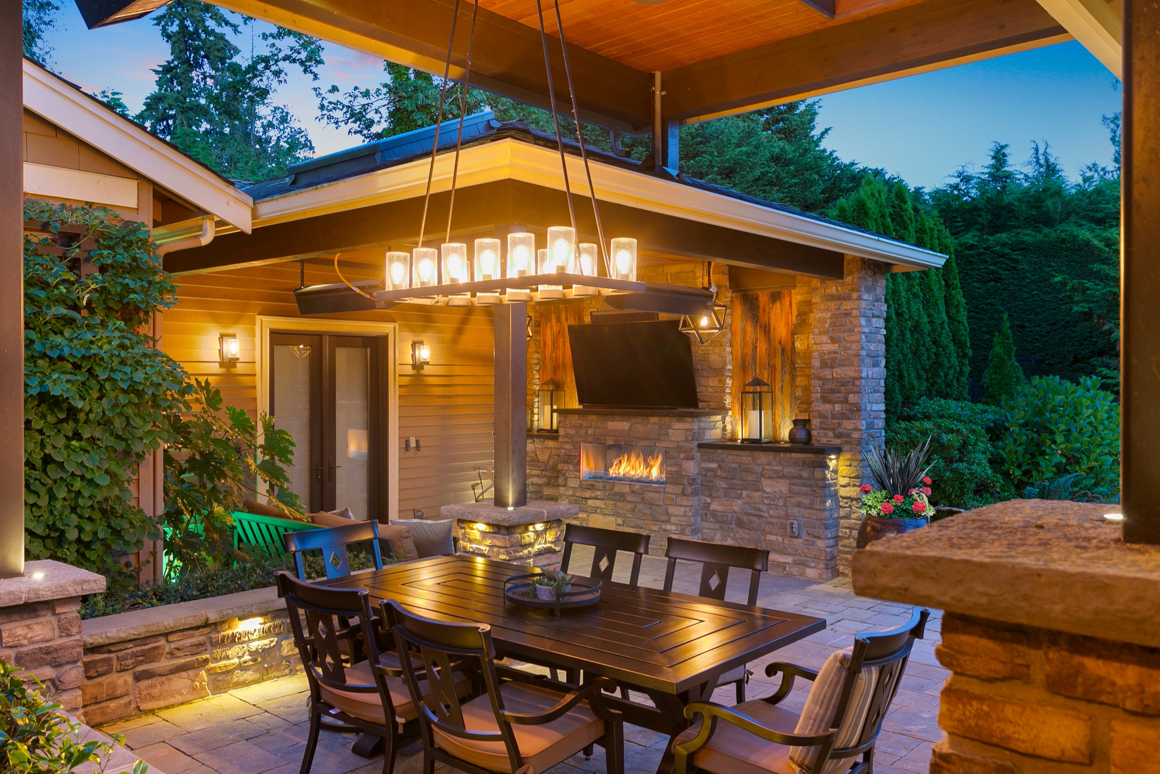 Yarrow Point Triple Roof Outdoor Living