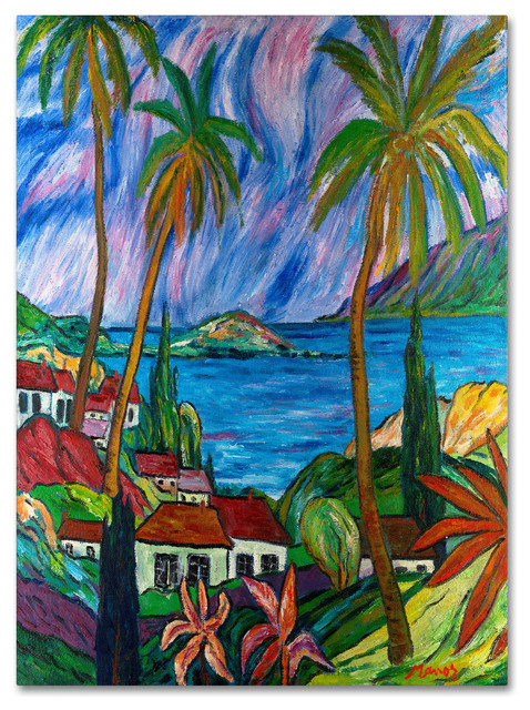 Tropical Paradise Canvas Art By Manor Shadian Traditional Prints And Posters By Trademark Global Tropical Paradise Canvas Art By Manor Shadian Traditional Prints And Posters By Trademark Global