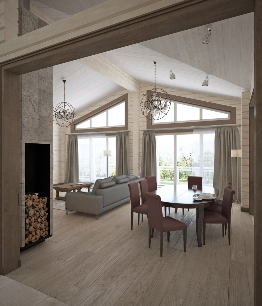 Дом из комбинированных материалов в ЛО