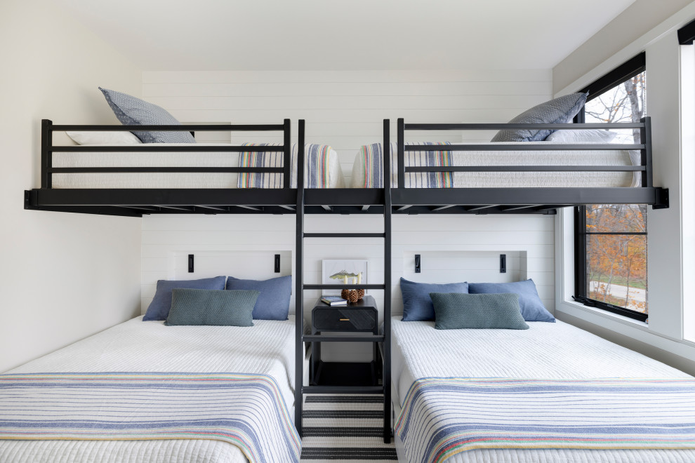 Warm, Rustic Retreat | New Home Construction - A cozy, durable bunkroom built for sleepovers, storytelling, and summer nights—now one of the most-loved spaces in the house.