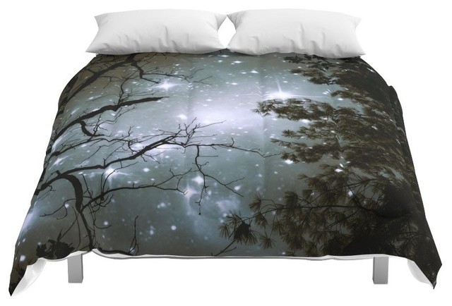 Society6 Starry Night Sky 2 Comforter Contemporary Comforters
