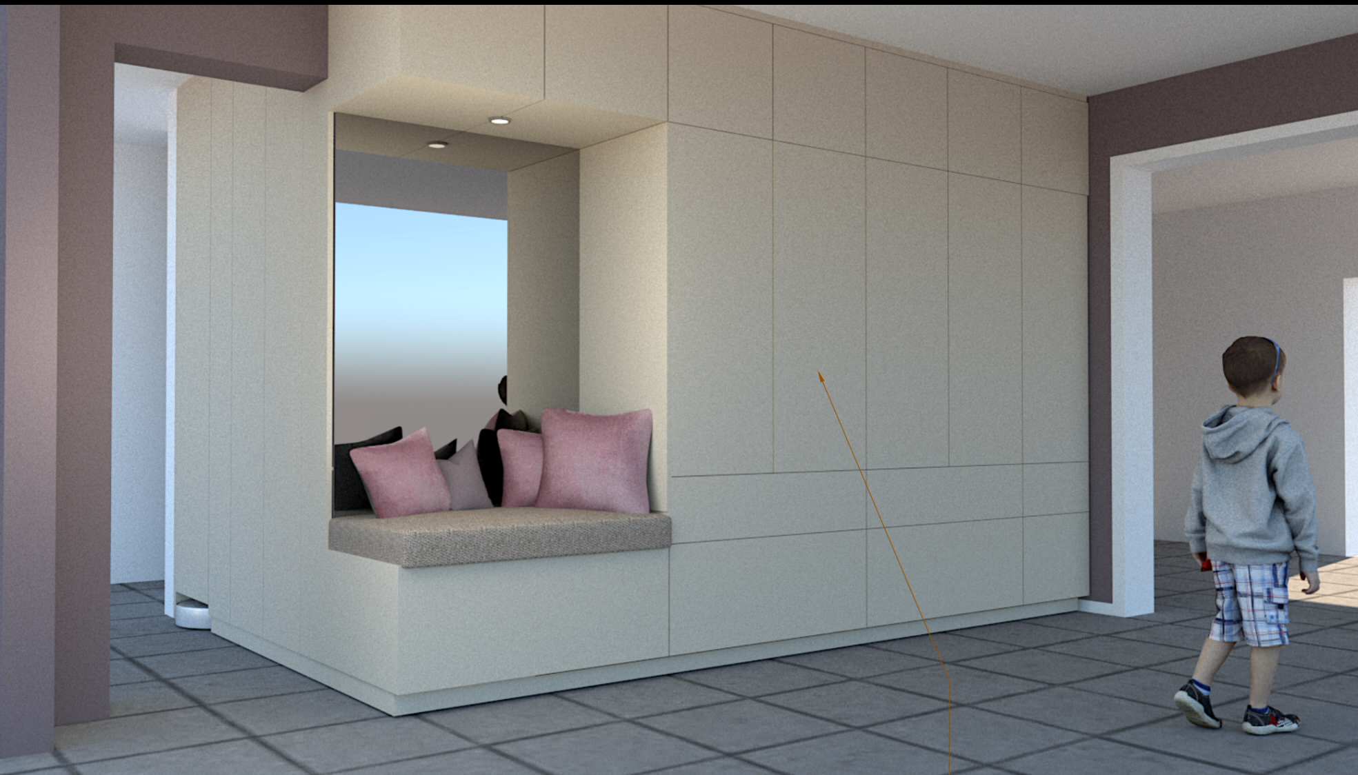 Garderobe Erweiterung