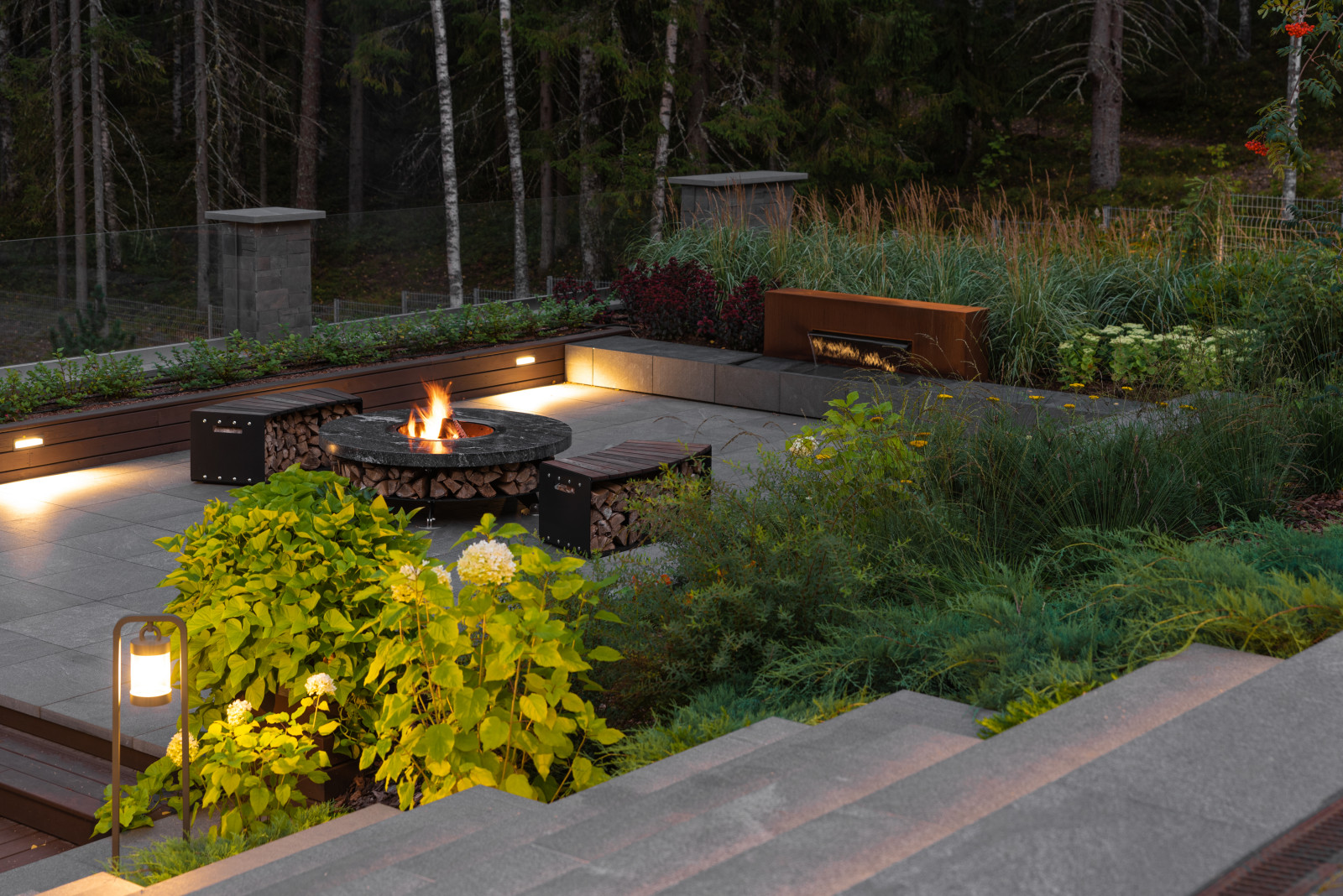 Сад на склоне