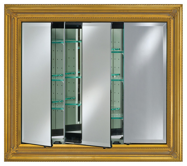 Vanerbilt Triple Door Framed Medicine Victorian Medicine