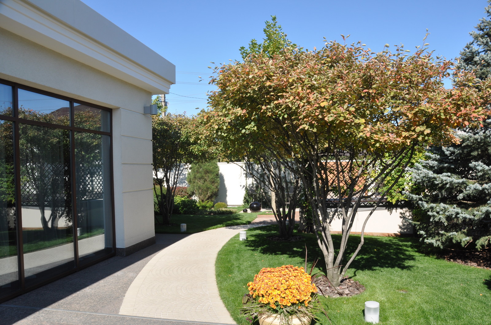 Private contemporary garden / Частный современный сад.