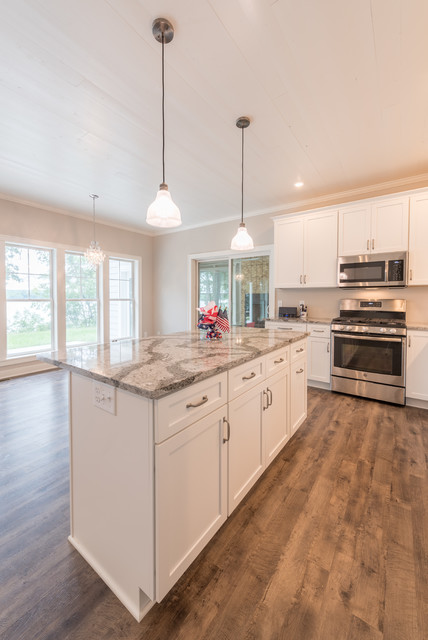 Red Cedar Summer Cottage transitional-kitchen