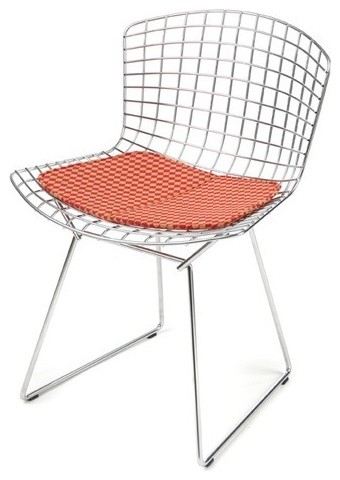 Knoll | Bertoia Side Chair with Seat Cushion