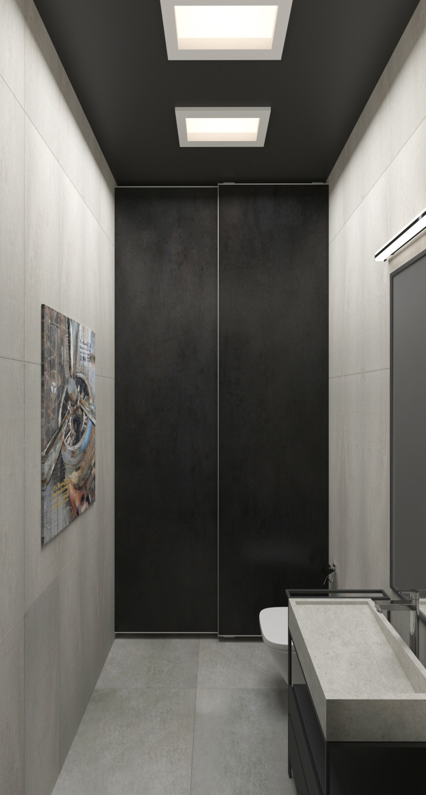 Квартира в центре Петербурга. Концептуальный дизайн-проект.