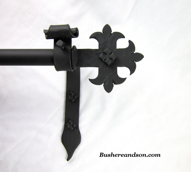 Rustic Spanish Style Wrought Iron Cross Drapery Hardware Mediterranean Curtain Rods Rustic Spanish Style Wrought Iron Cross Drapery Hardware Mediterranean Curtain Rods