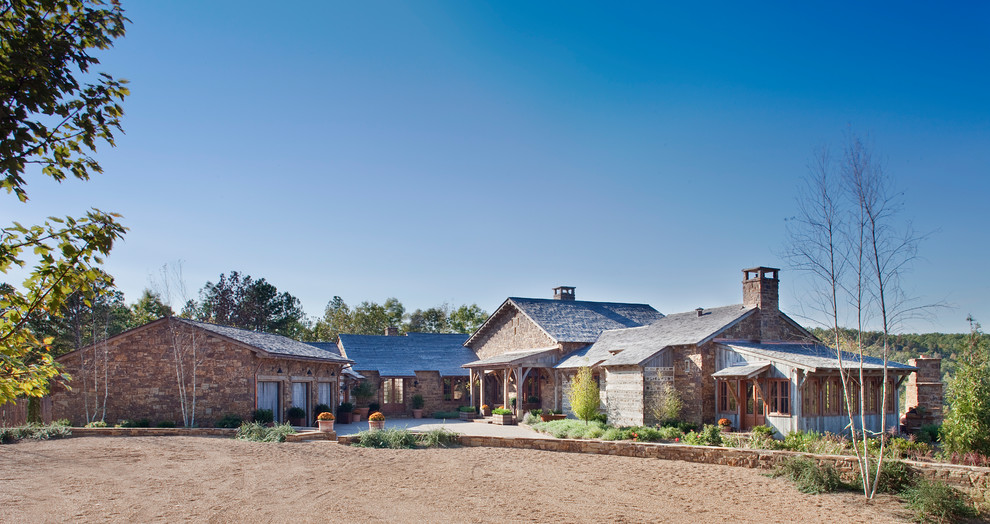 Mountain style exterior home photo in Austin