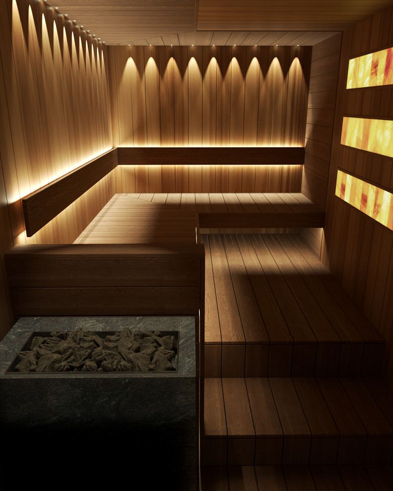 Дизайн-проект сауны с гималайской солью