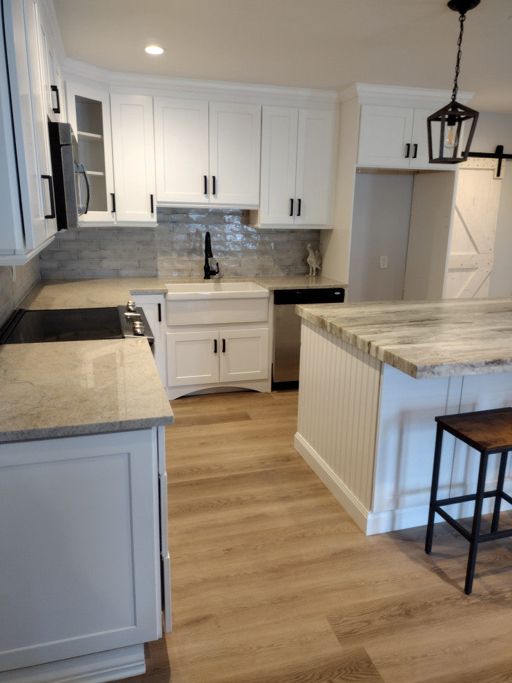 Kitchen - transitional kitchen idea in Miami