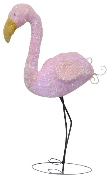 Pre Lit Led Outdoor Chenille Flamingo Summer Patio Yard Art Pre Lit Led Outdoor Chenille Flamingo Summer Patio Yard Art Decoration Pink