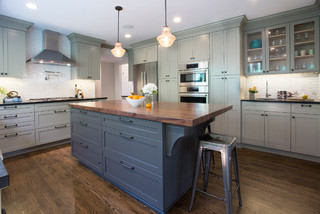 Contemporary kitchen with a splash of country - Transitional - Kitchen ...