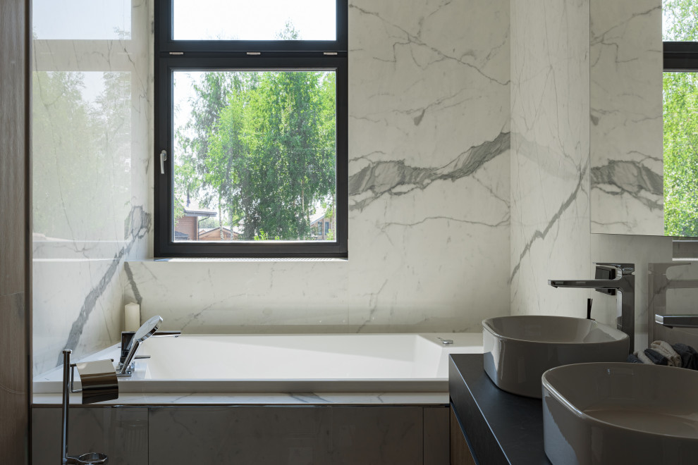 Строительство и внутренняя отделка частного дома в современном стиле