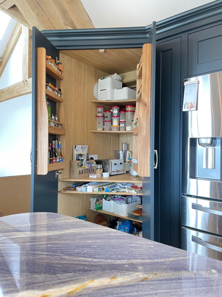 Shaker beamed kitchen