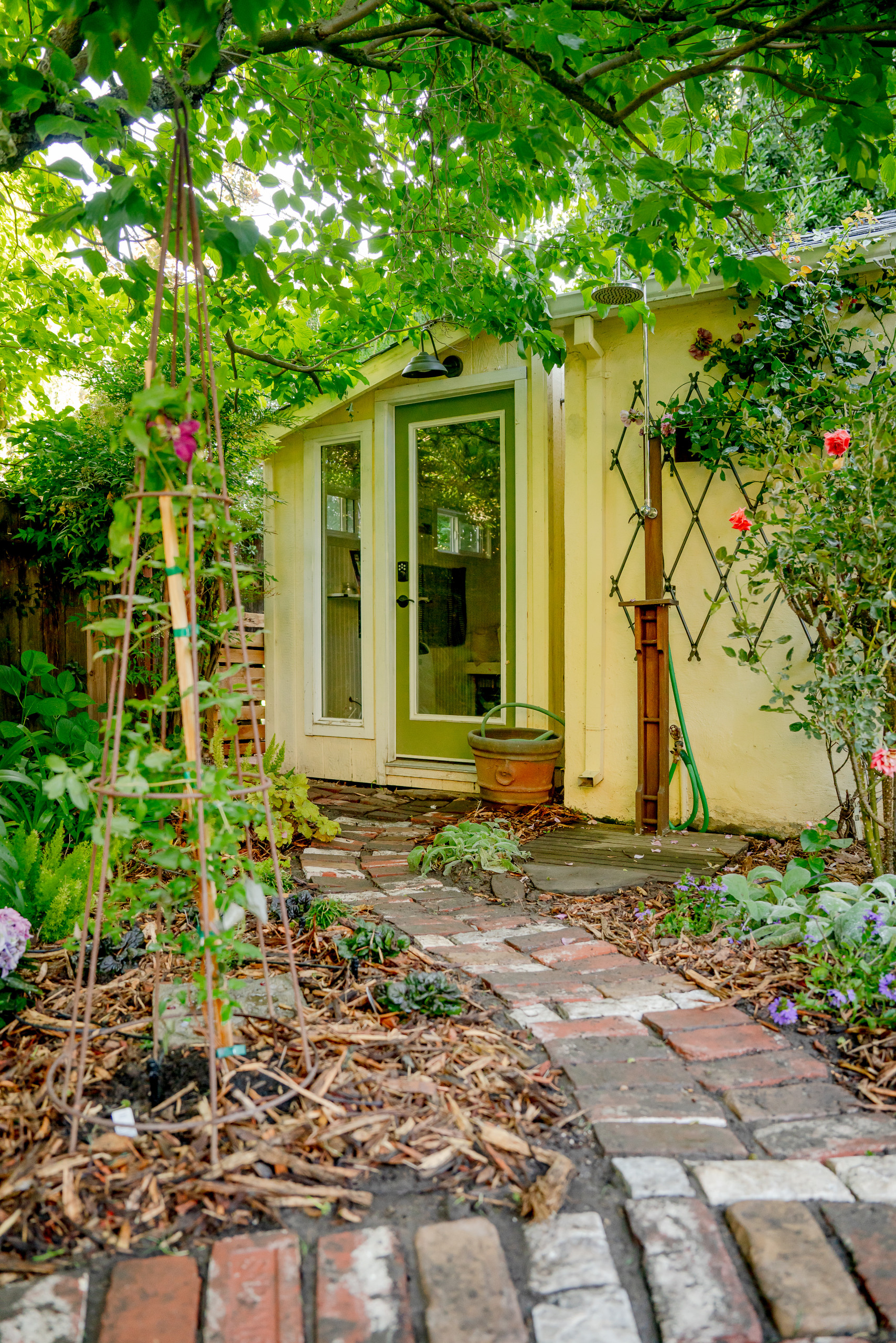 Harmony of Elements in a Secluded Garden