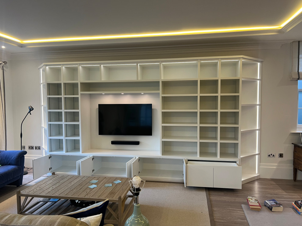 Bespoke TV Wall Bookcase
