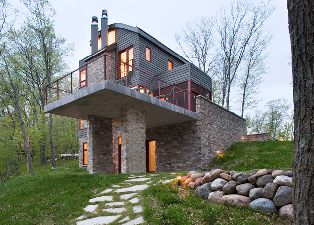 DeWitt Lake House modern-haeuser