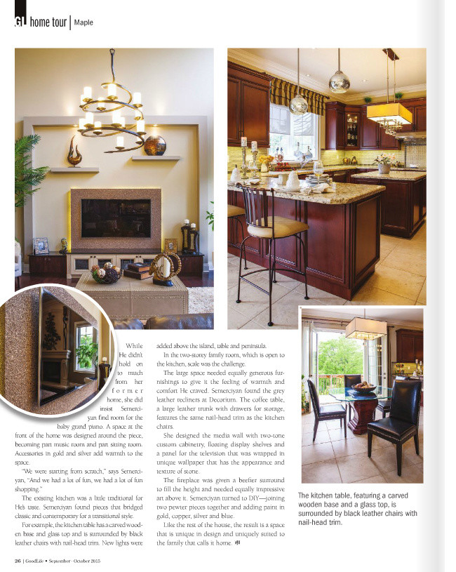 Kitchen - transitional kitchen idea in Toronto