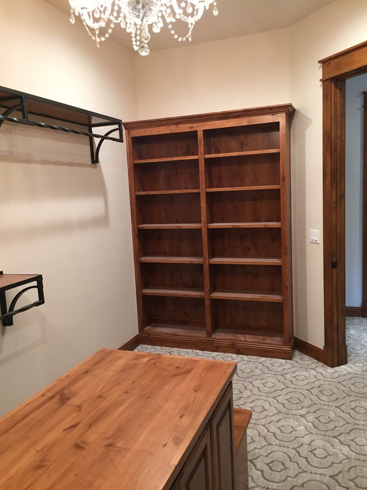 Walkin closet knotty alder Transitional Albuquerque by Edgewater Woodcraft Houzz