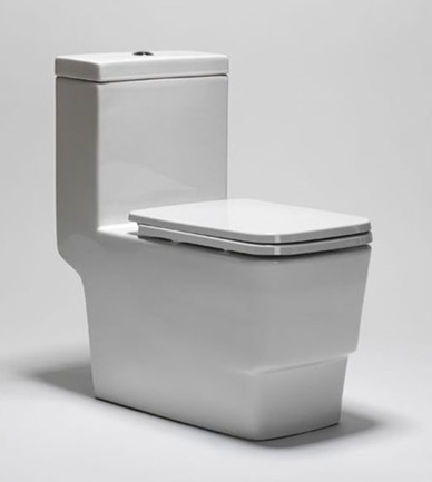 Blu Bathworks Box Toilet One-Piece Siphon Jet Seat Sold Separately