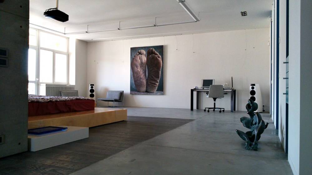 Art-studio apartment, 200 square meters