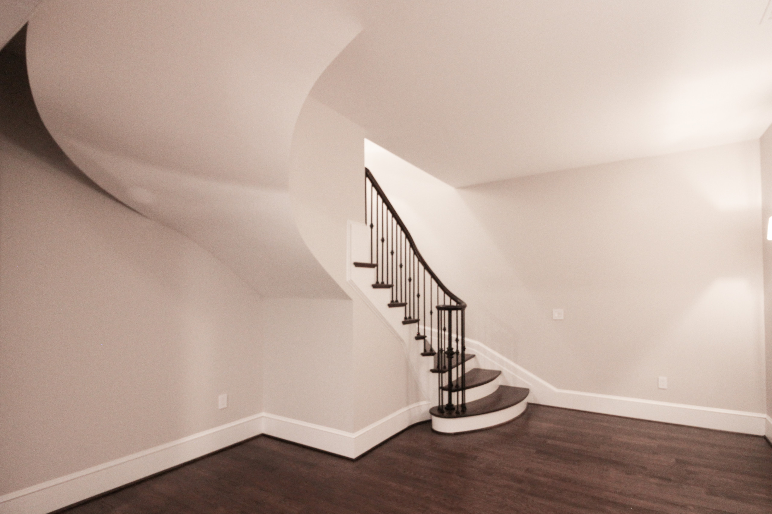 86_ Gorgeous Floating Curved Staircase, McLean VA 22066
