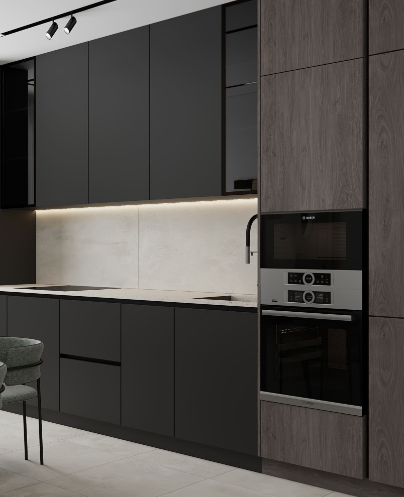 Дизайн-проект квартиры для семейной пары в современном стиле