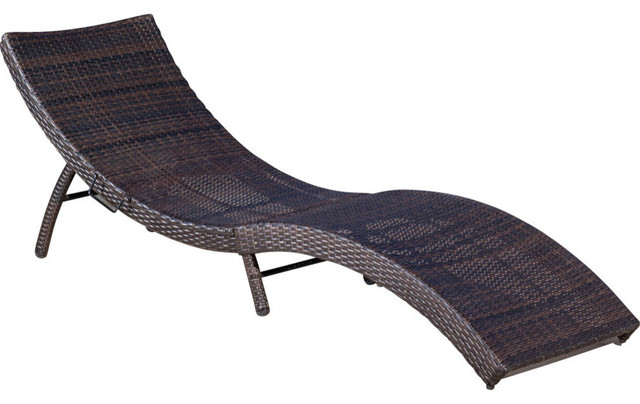 Gdf Studio Maureen Outdoor Multibrown Pe Wicker Folding Chaise Gdf Studio Maureen Outdoor Multibrown Pe Wicker Folding Chaise Lounge Chair