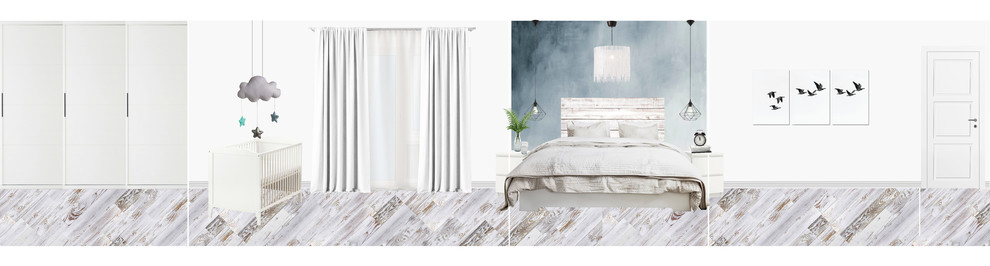 Коллаж спальни