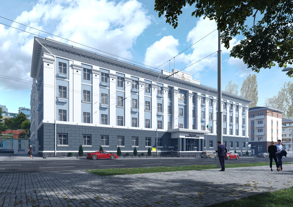 Проект капитального ремонта фасадов здания УМВД России по Белгородской области